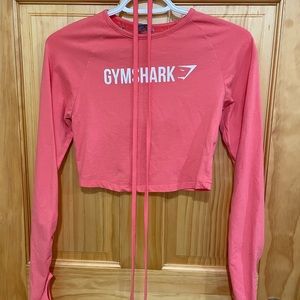 Gym-shark cropped long sleeve